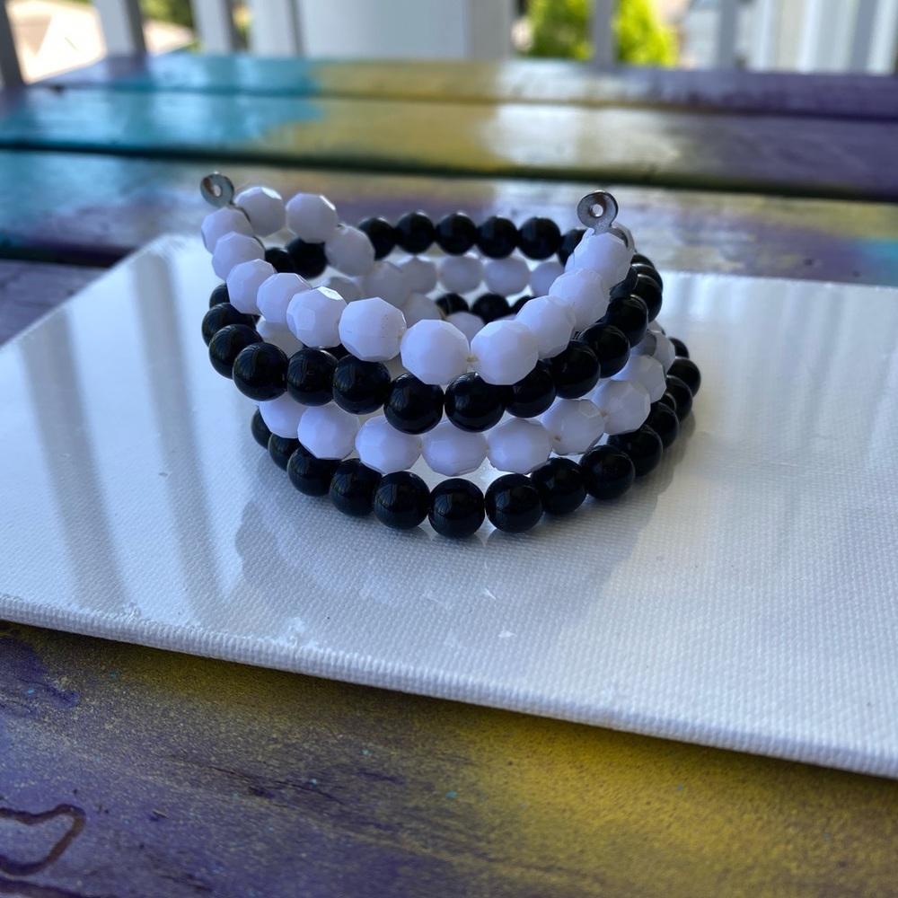 Two Toned Beaded Bracelet